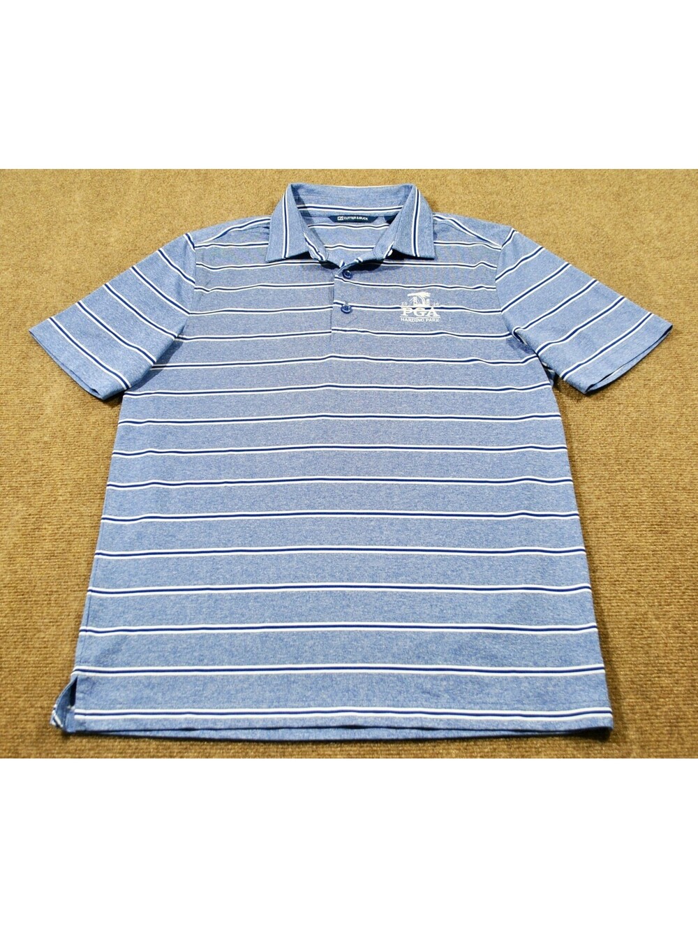 PGA Championship 2020 Harding Park Golf Course Club Stripe Cuttter Polo Small